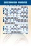 Magnetic Business Card Real Estate Baseball Schedules  |Realtor Tools